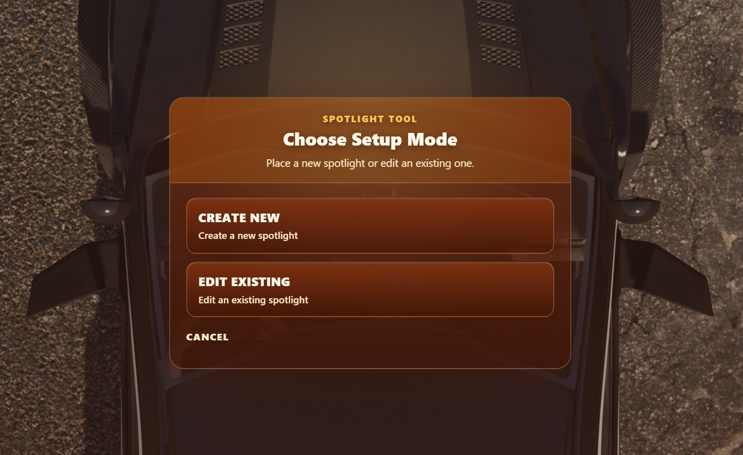Tool Main Screen